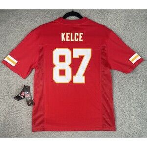NFL Jersey Travis Kelce #87 Kansas City Chiefs Youth Boys Large 14/16 Red NWT